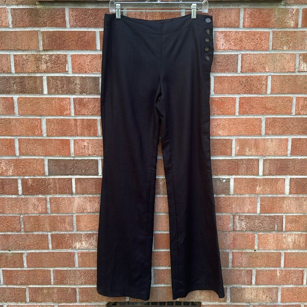 Elevenses Edisto Linen Pants Wide Leg Sz 6 NWT